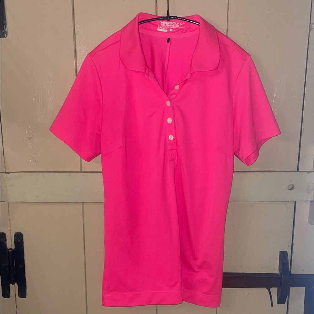 Nike Women's Hot Pink Golf Polo
